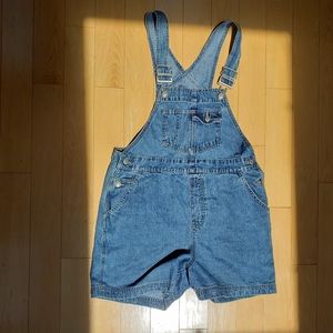 Vintage 90s Gap Denim short overalls shortalls
